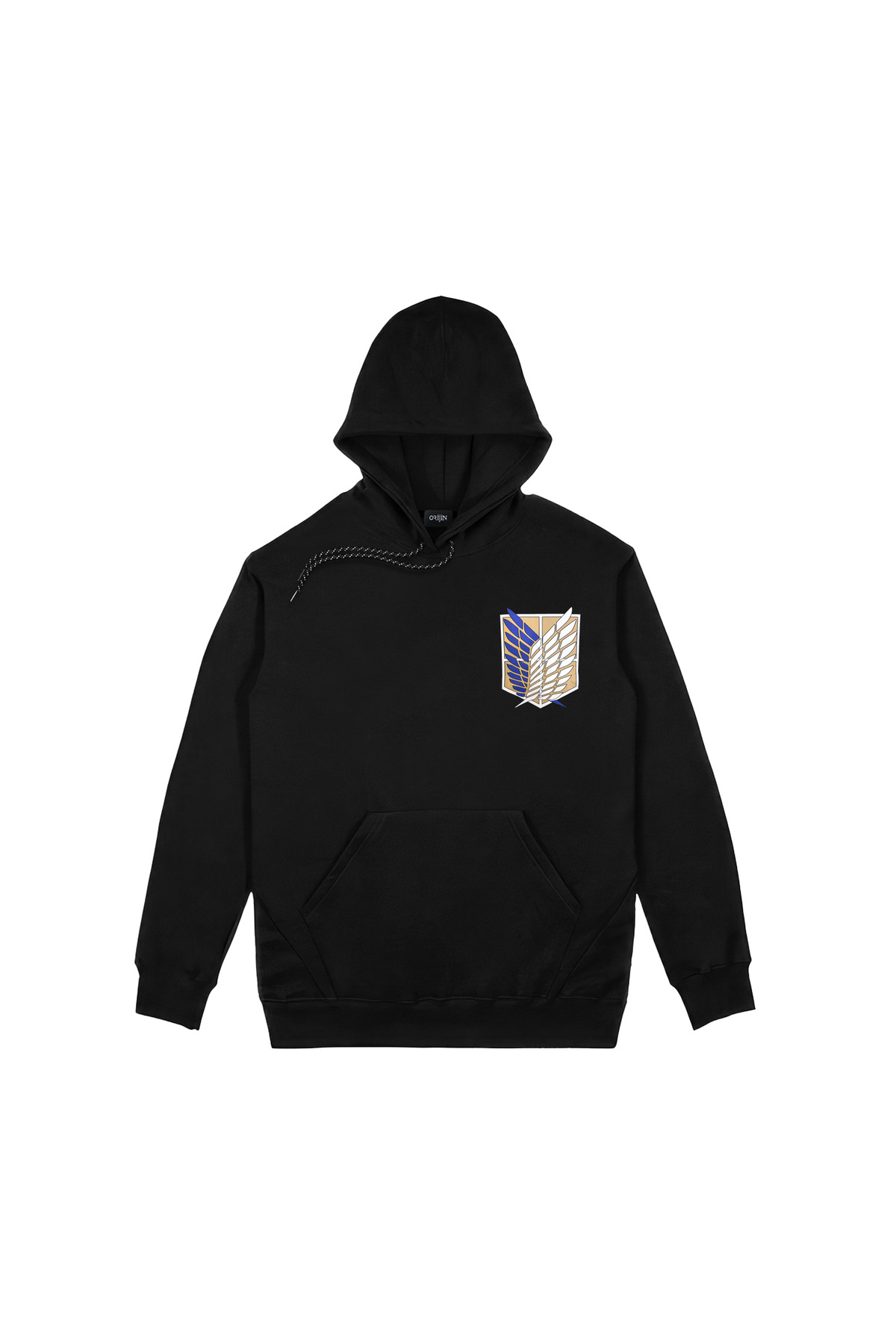Attack on Titan Wings of Freedom Ön Arka Baskılı Kapşonlu Sweatshirt