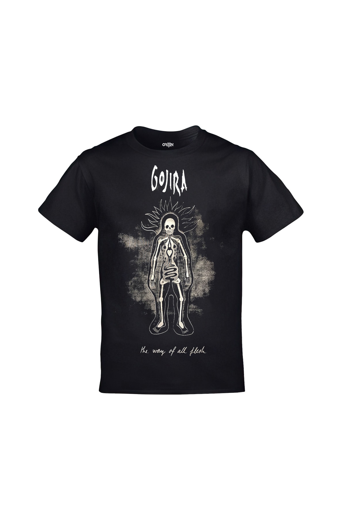 Gojira The Way Of All Flesh Ön Arka Baskılı Unisex Siyah Tshirt