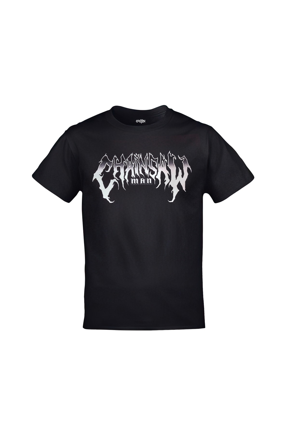 Chainsaw Man Aki Hayakawa Ön Arka Baskılı Unisex Siyah Tshirt