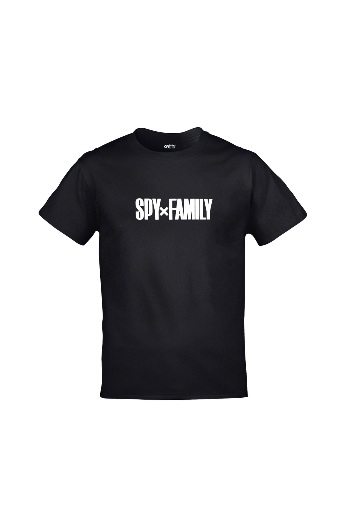 Spy X Family Anya Forger Ön Arka Baskılı Unisex Siyah Tshirt