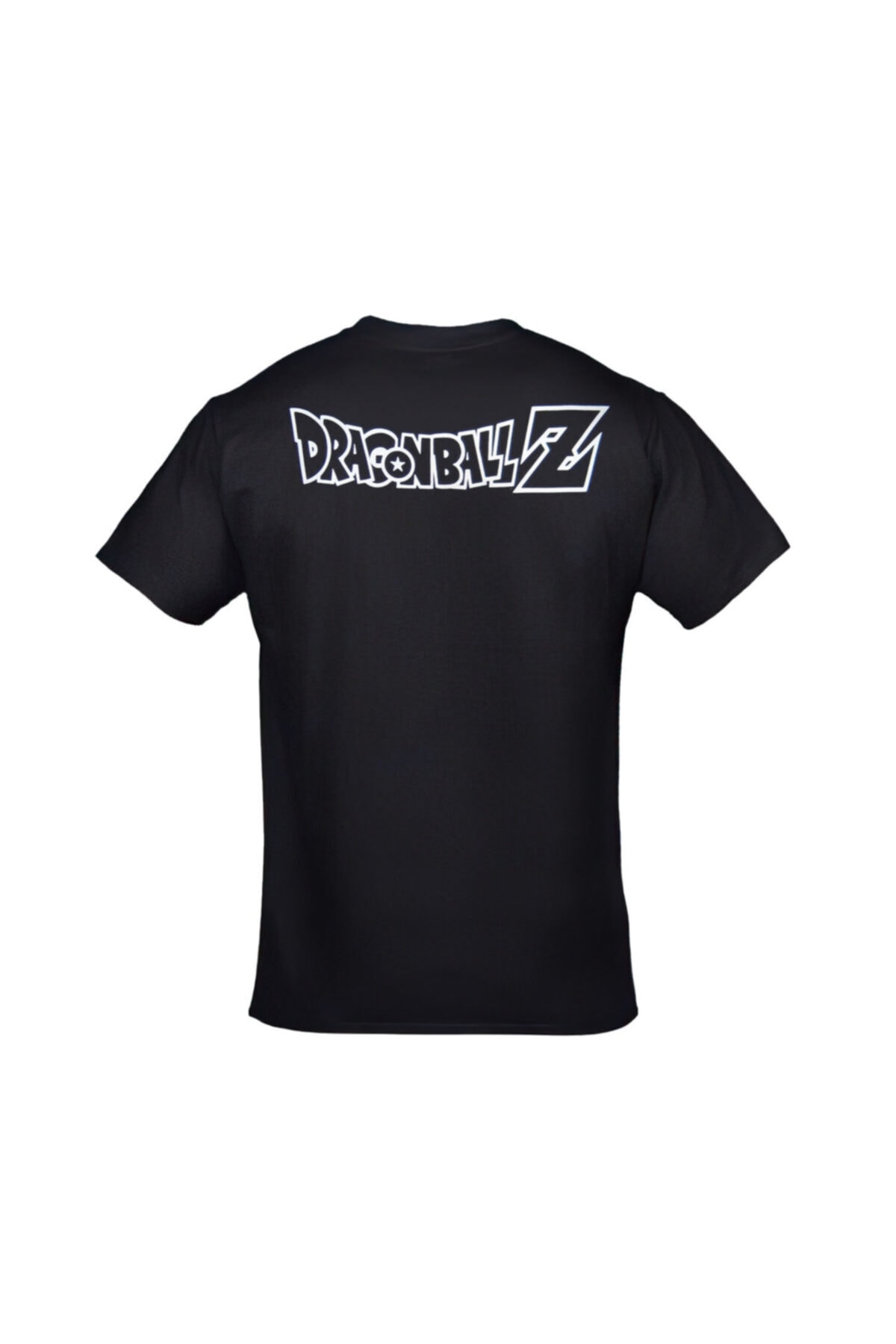 Dragon Ball Z Anime Ön Arka Baskılı Unisex Siyah Tshirt