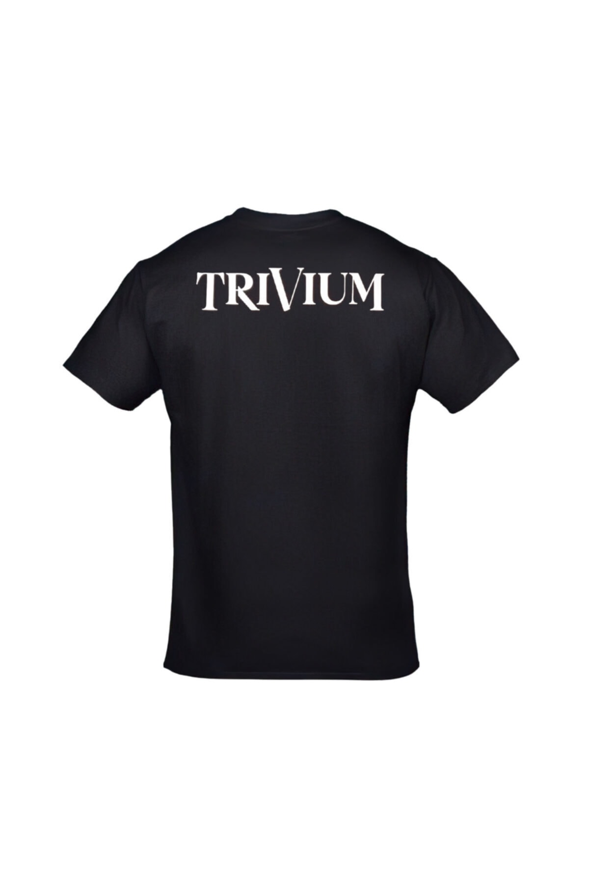 Trivium In The Court Of The Dragon Album Ön Arka Baskılı Unisex Siyah Tshirt