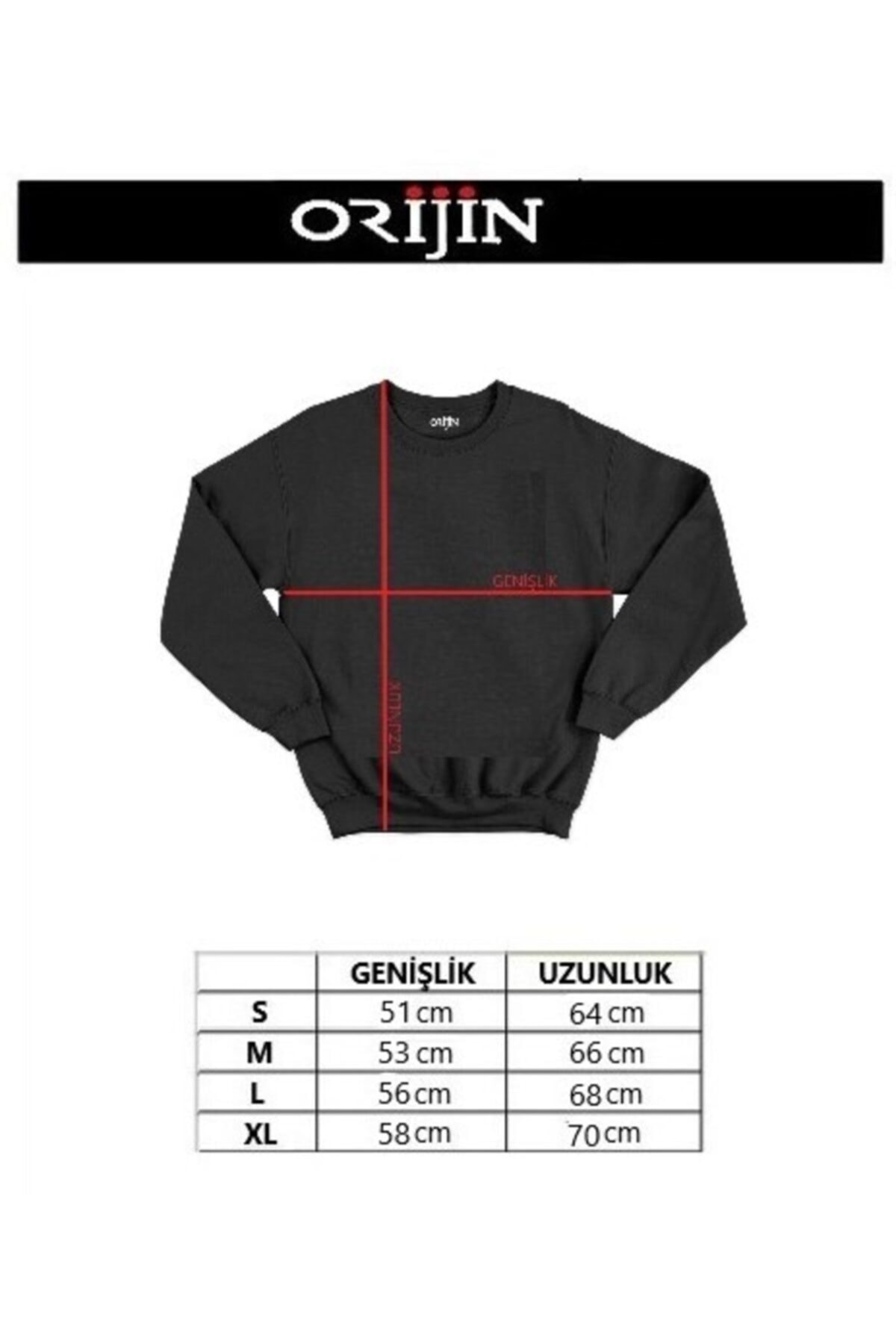 One Piece Monkey D. Luffy Baskılı Unisex Siyah Sweatshirt