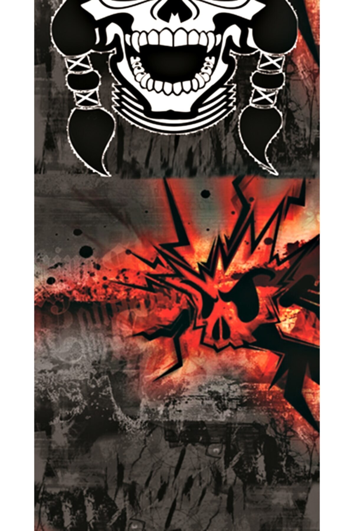 Kurukafa Renkli Çok Fonksiyonlu Boyunluk Maske Bandana