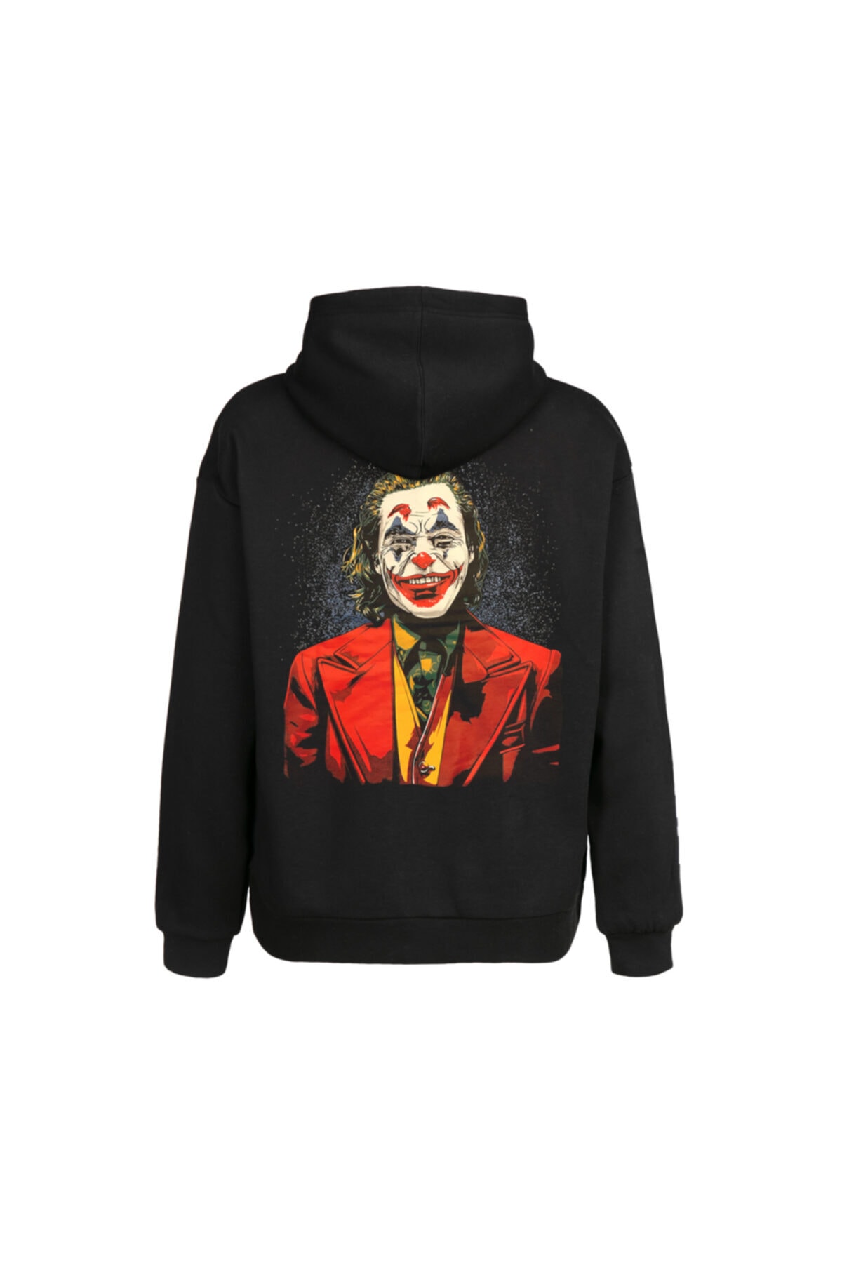Unisex Ön Arka Baskılı Kapüşonlu Sweatshirt