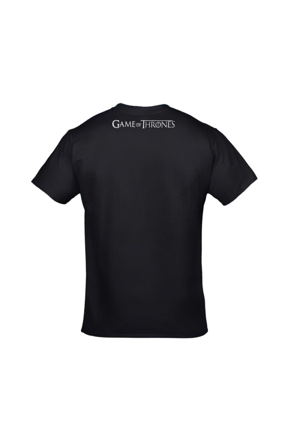 Unisex Siyah Stark Winter Is Comig Kurt Tshirt