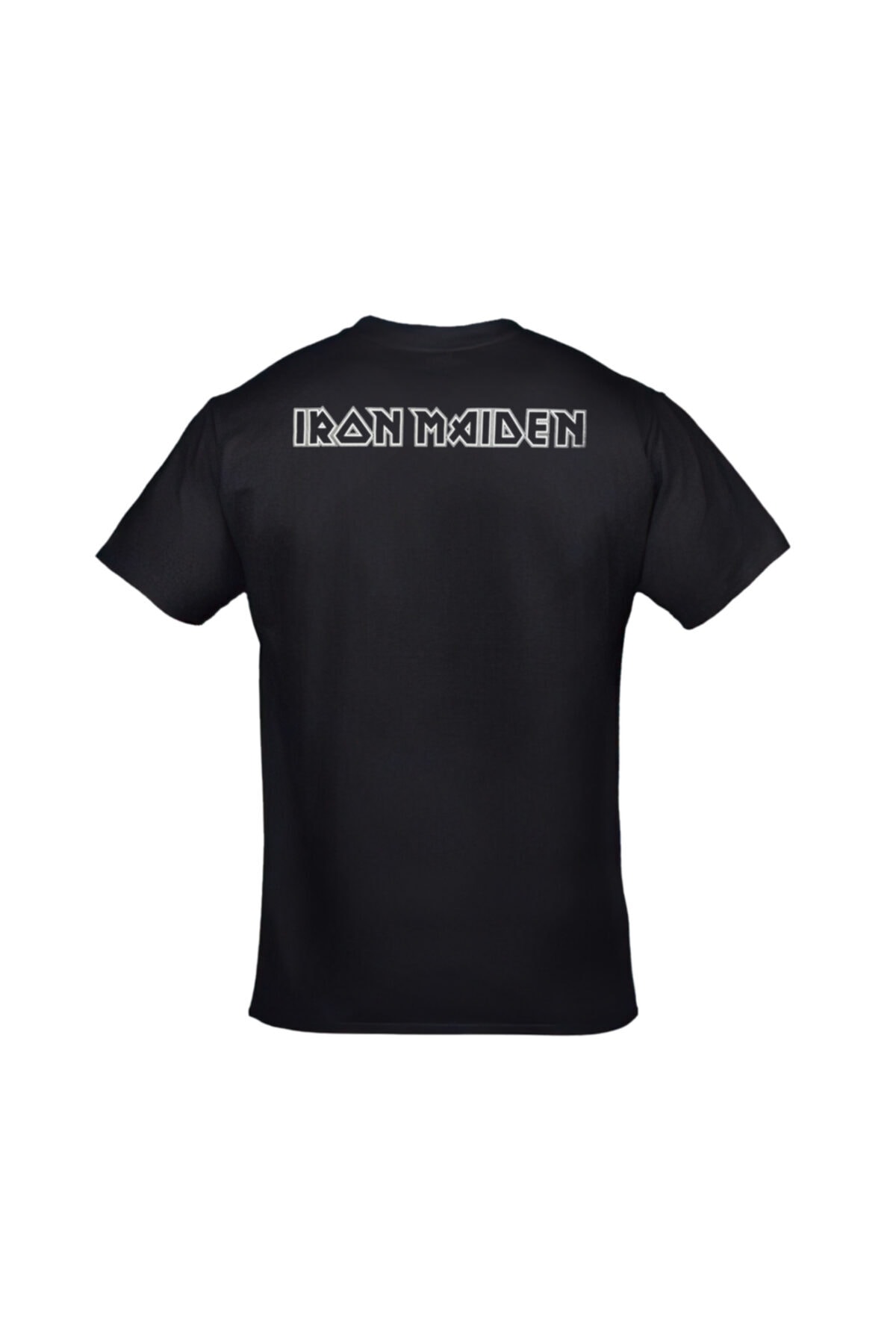 Unisex Siyah Iron Maiden The Reincarnation Of Benjamin Breeg Baskılı T-shirt