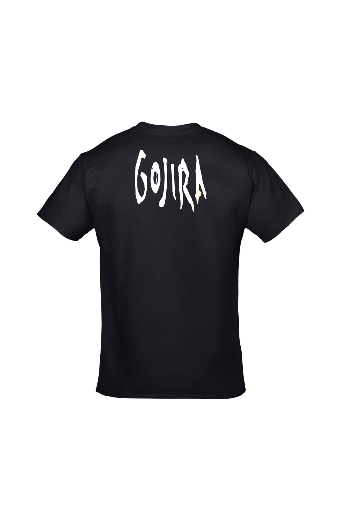 Gojira L'enfant Sauvage Ön Arka Baskılı Unisex Siyah Tshirt