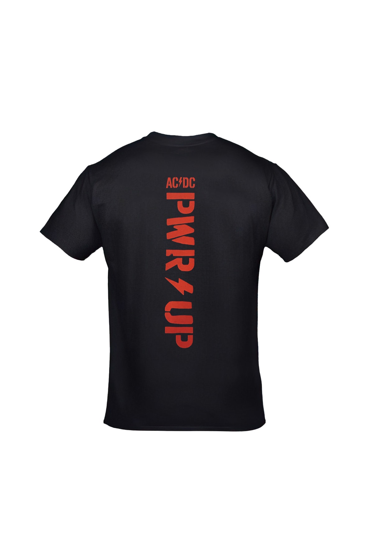 Ac Dc Power Up Ön Arka Baskılı Unisex Siyah Tshirt