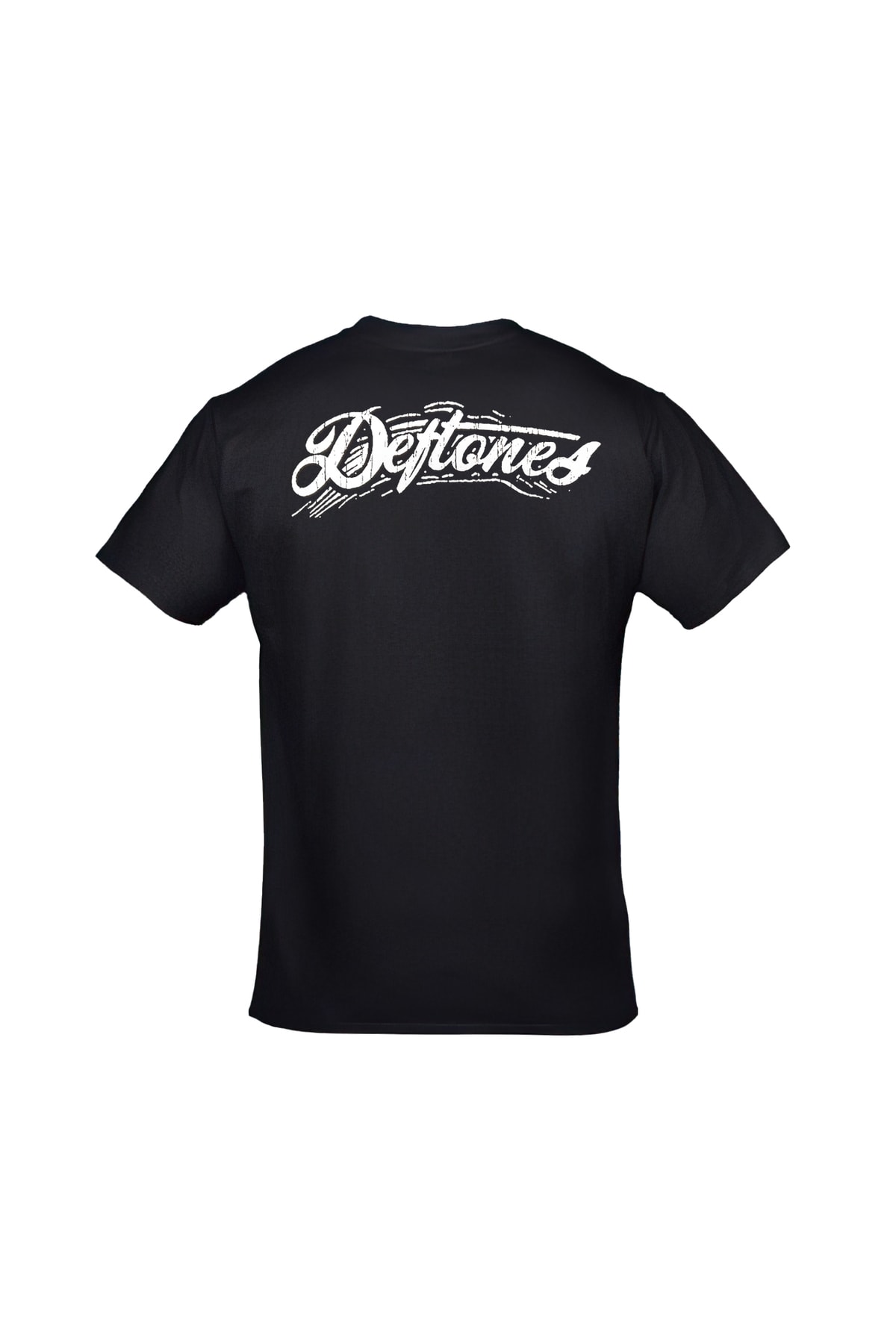 Deftones Creep Across My Skull Ön Arka Baskılı Unisex Siyah Tshirt