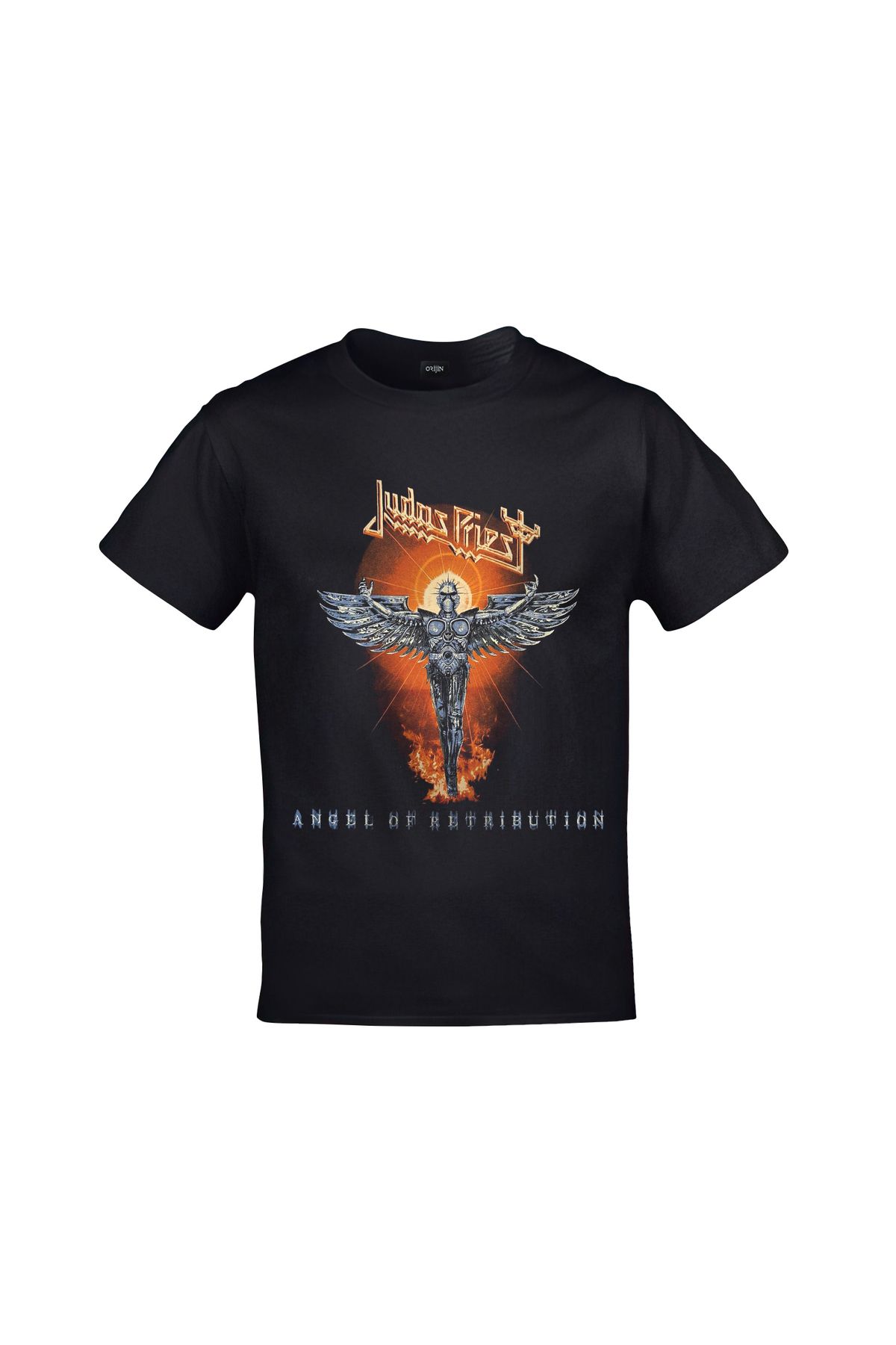 Judas Priest Angel of Retribution Ön Arka Baskılı Unisex Siyah Tshirt