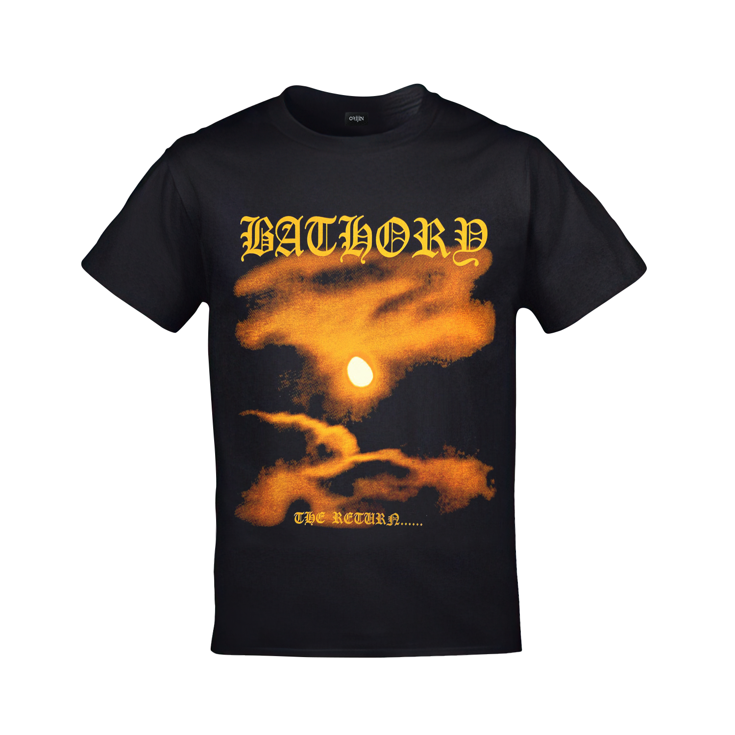 Bathory The Return Ön Arka Baskılı Unisex Siyah Tshirt