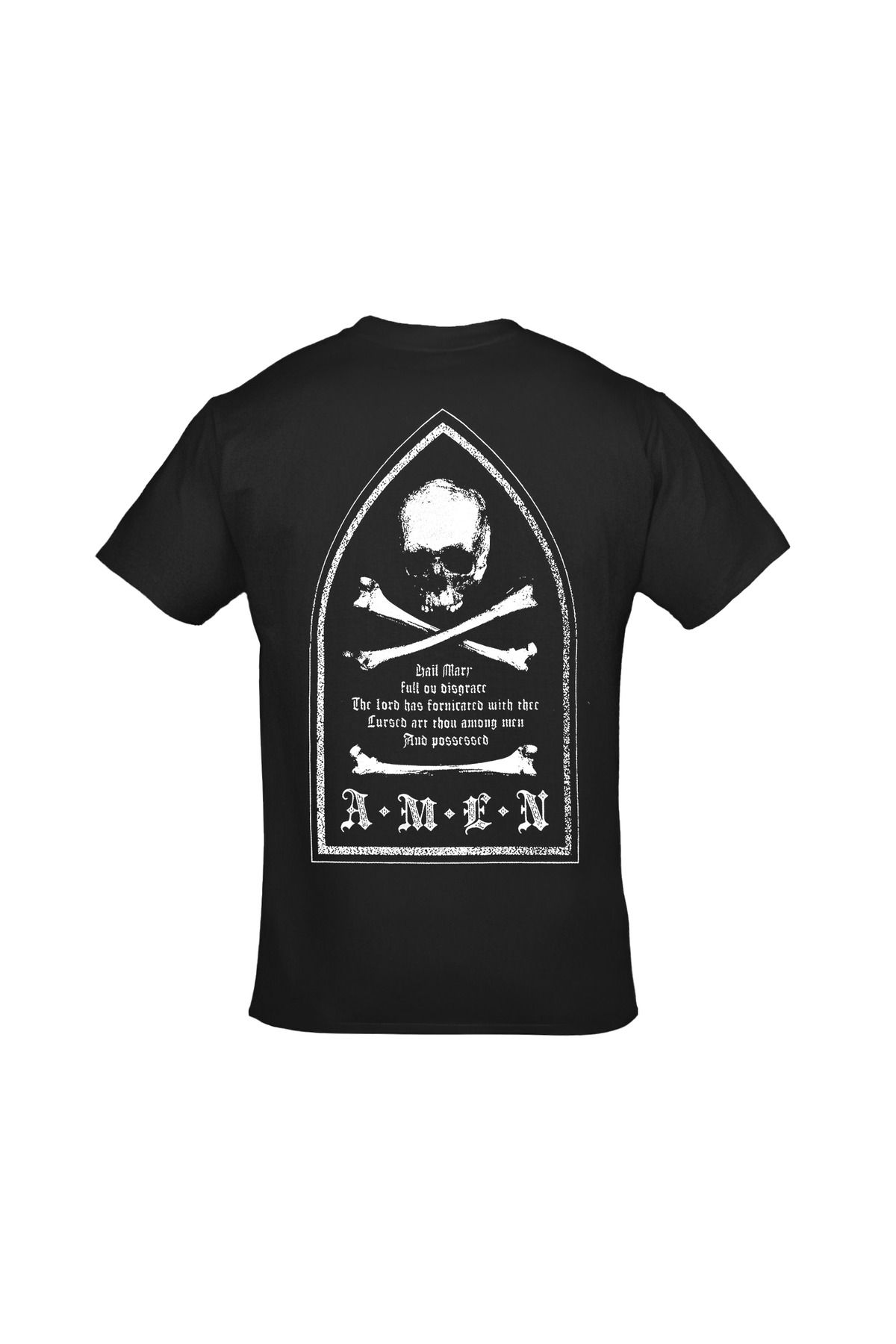 Behemoth Amen Ön Arka Baskılı Unisex Siyah Tshirt