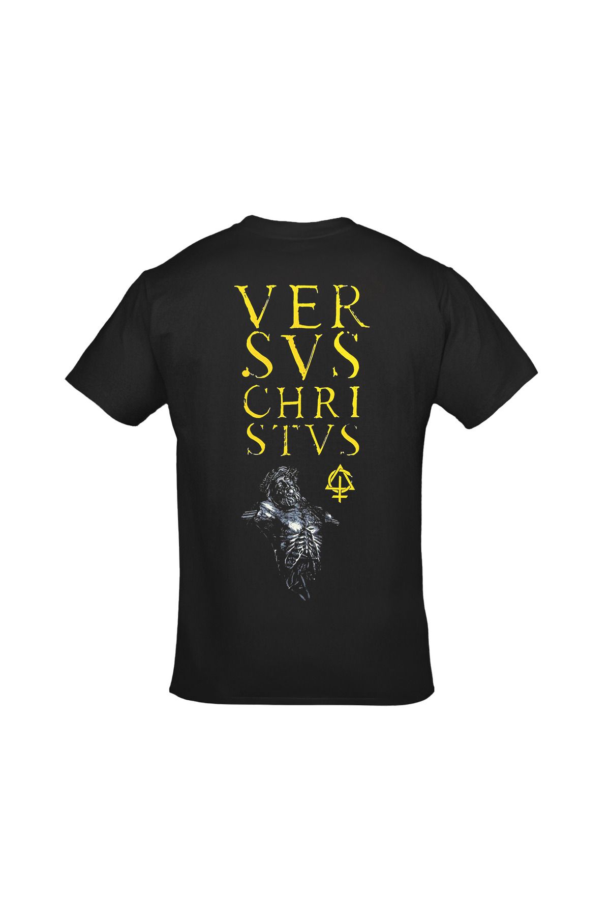 Behemoth Versvs Christvs Ön Arka Baskılı Unisex Siyah Tshirt