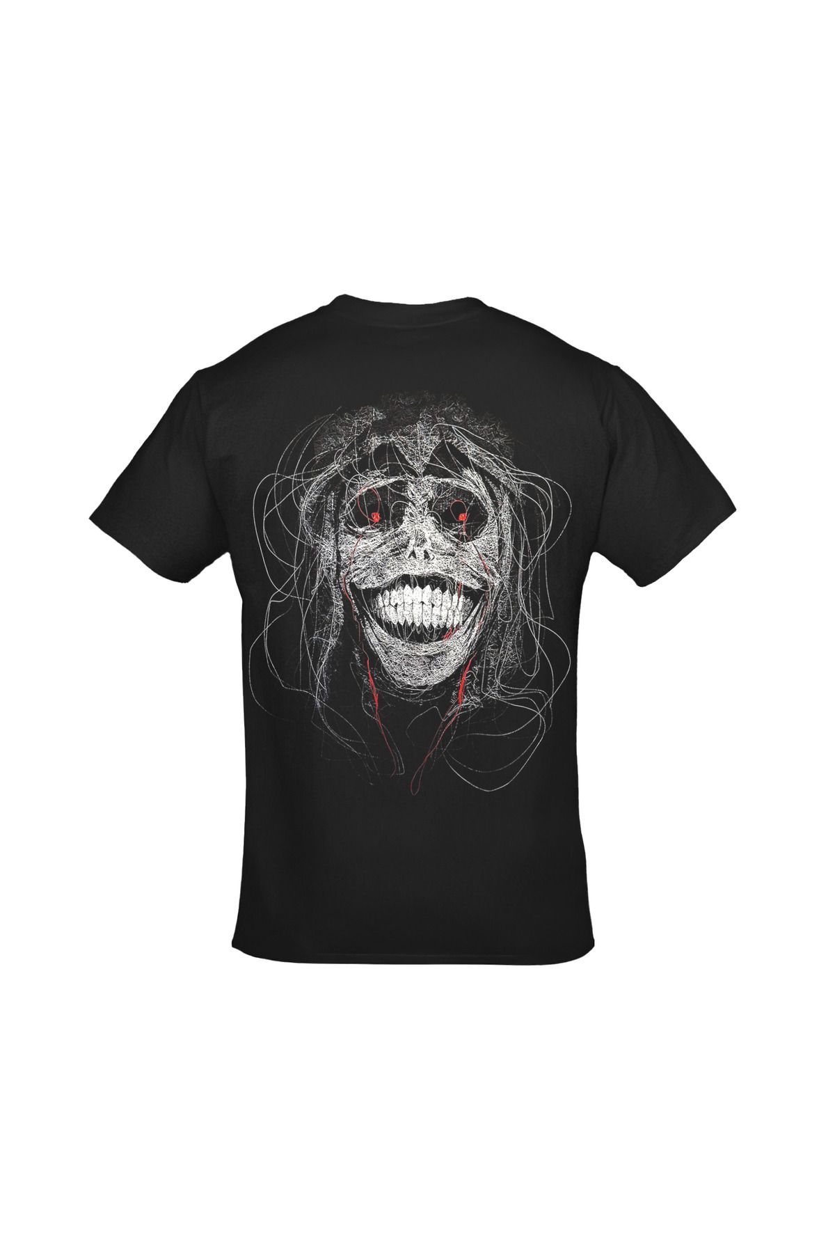 Solo Leveling Statue of God Ön Arka Baskılı Unisex Siyah Tshirt