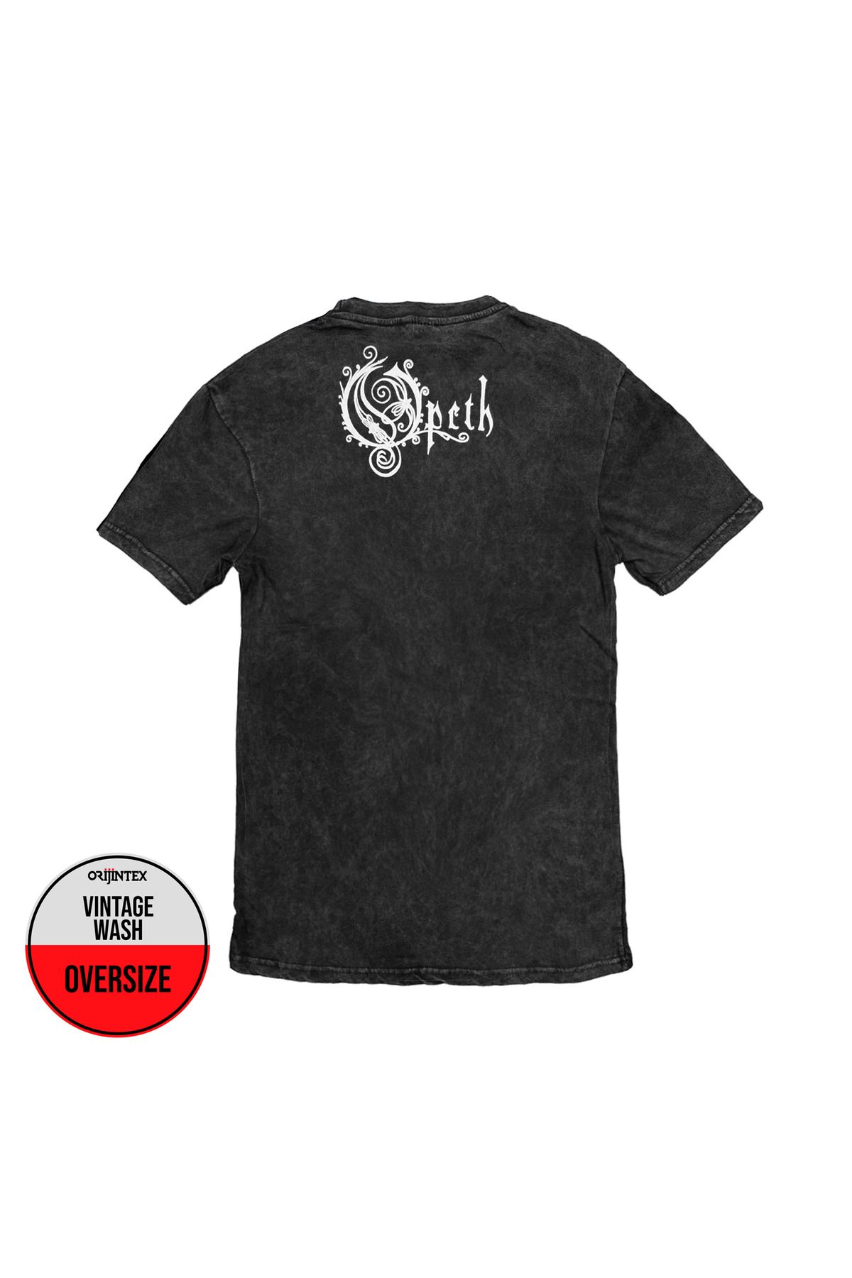 Opeth Deliverance Ön Arka Baskılı Yıkamalı Oversize Vintage Tshirt