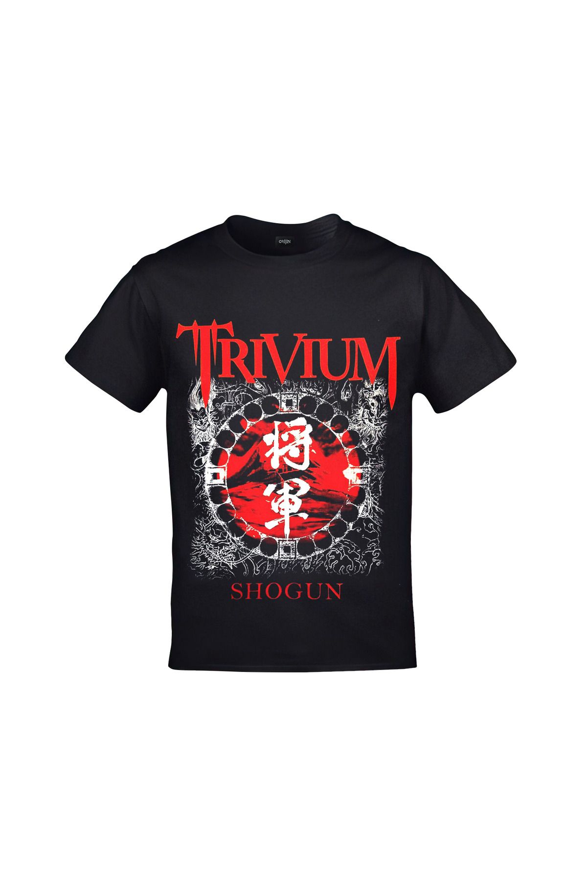 Trivium Shogun Baskılı Unisex Siyah Tshirt