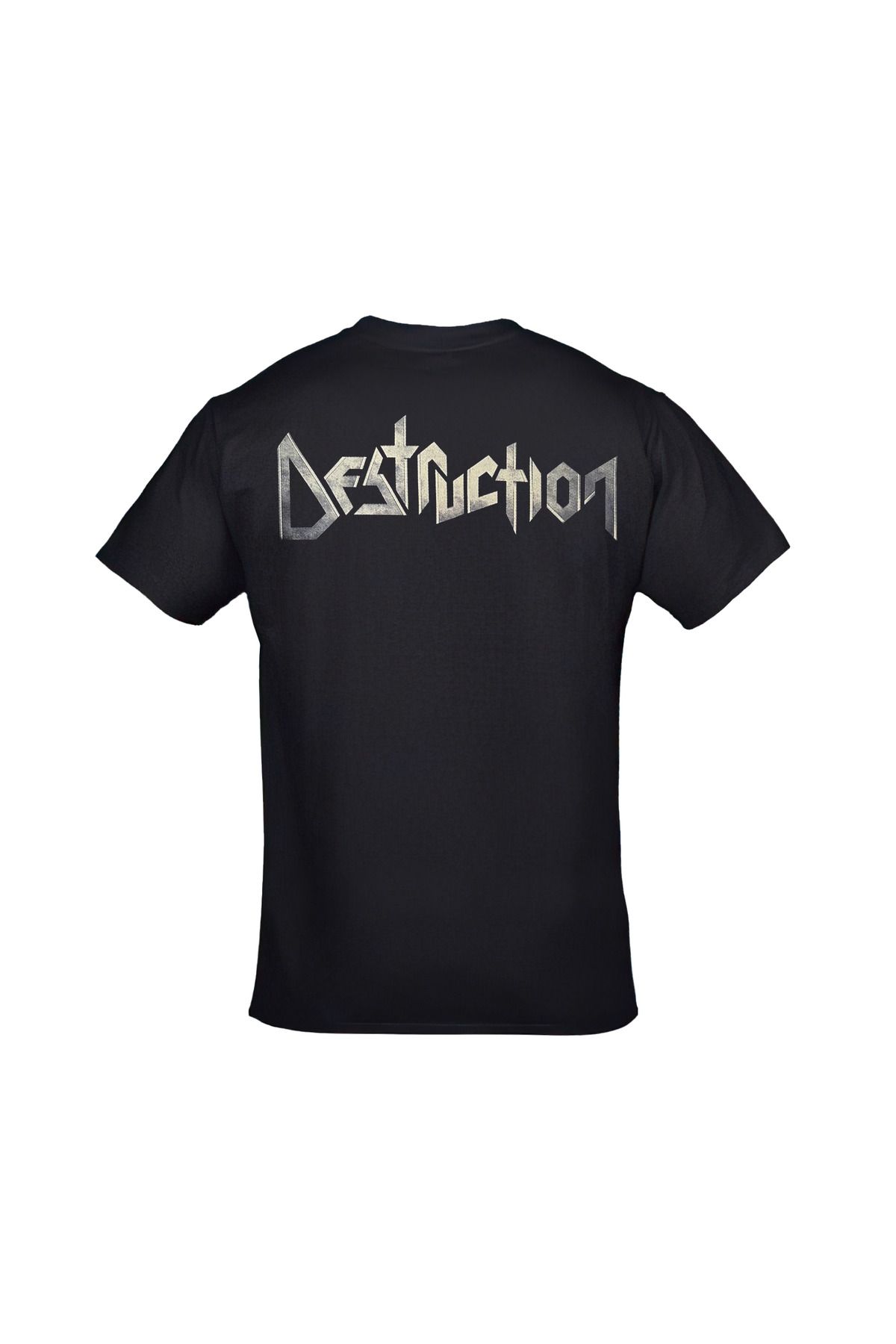 Destruction No Kings No Masters Ön Arka Baskılı Siyah Tshirt