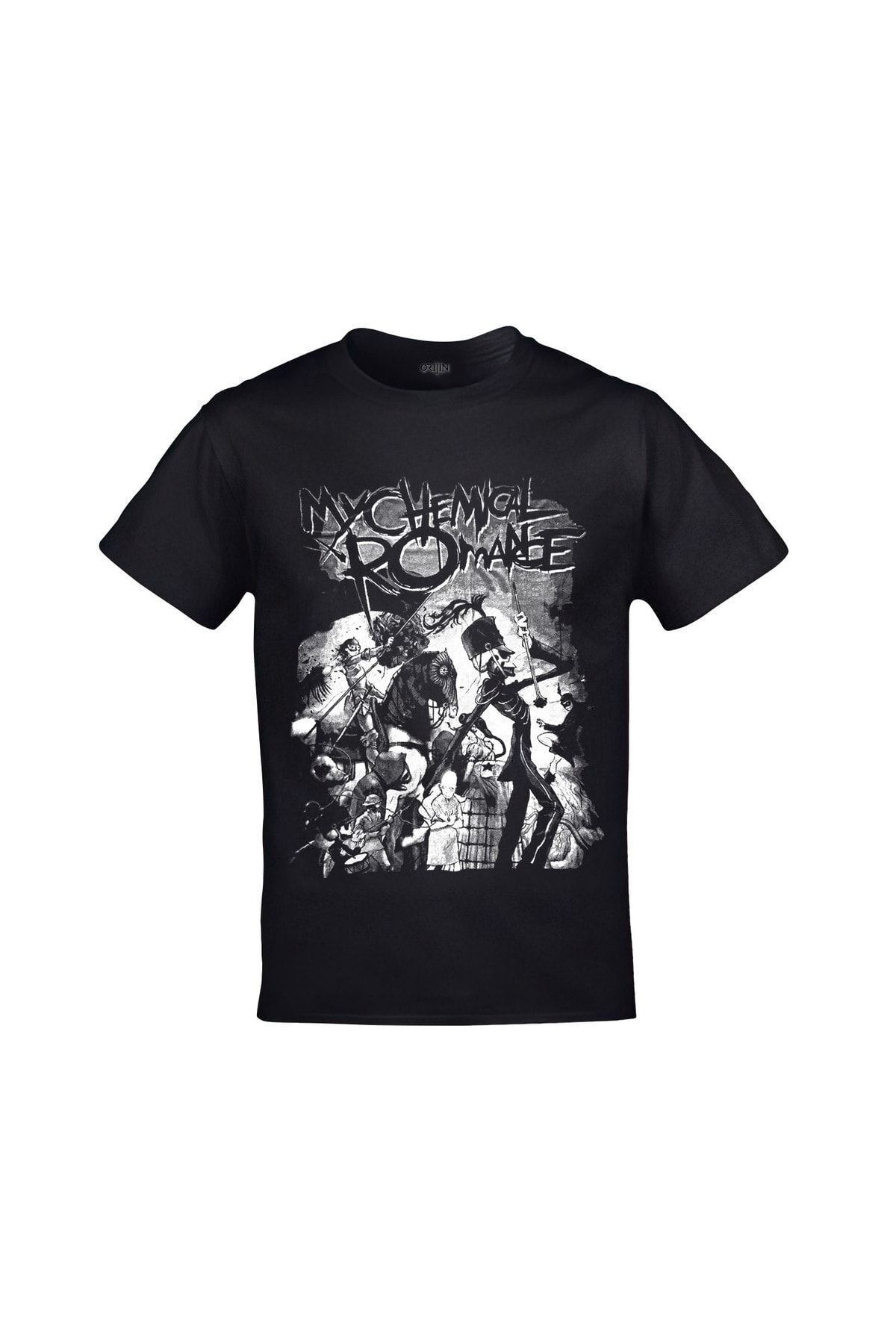 My Chemical Romance Baskılı Unisex Siyah Tshirt