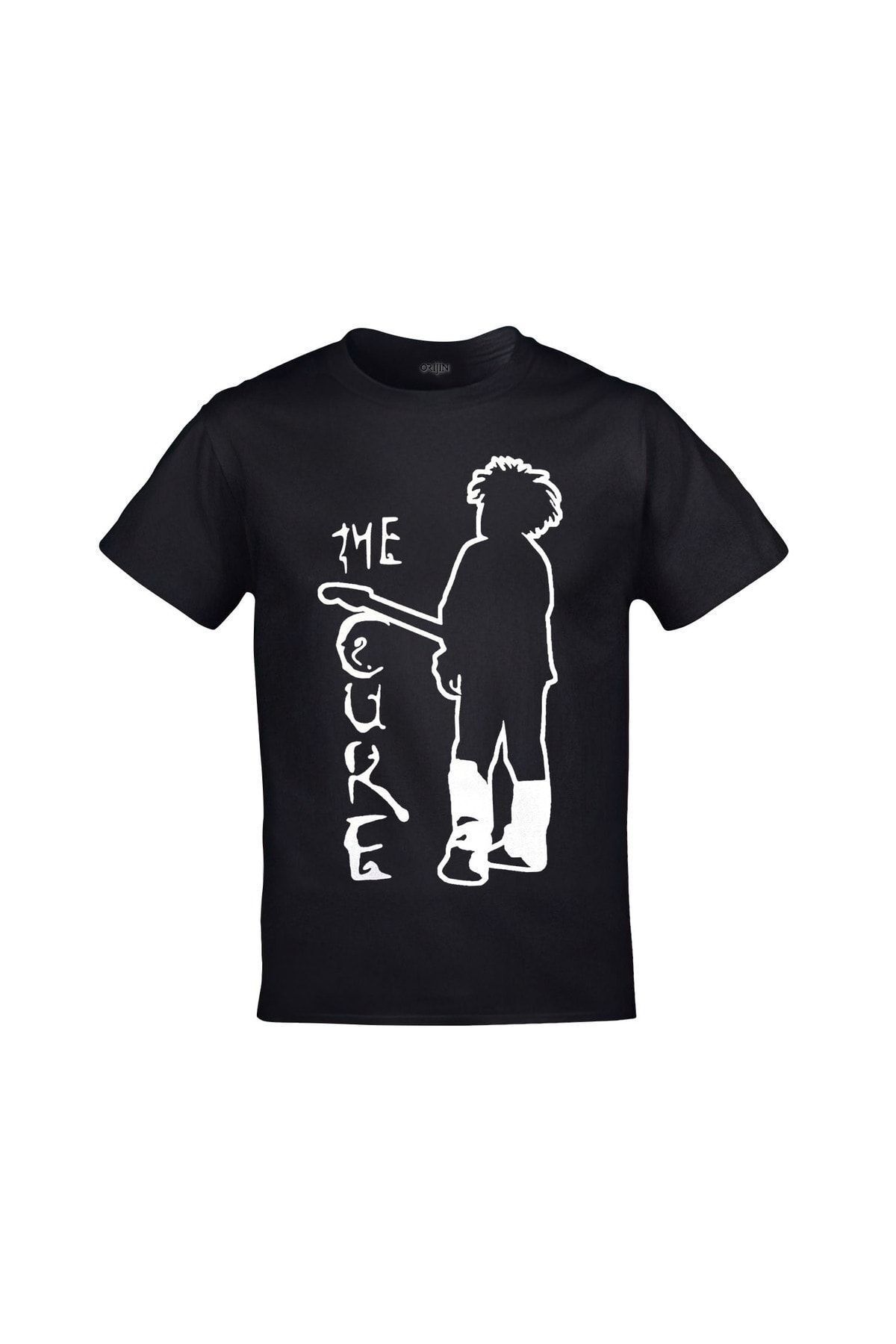 The Cure Baskılı Unisex Siyah Tshirt