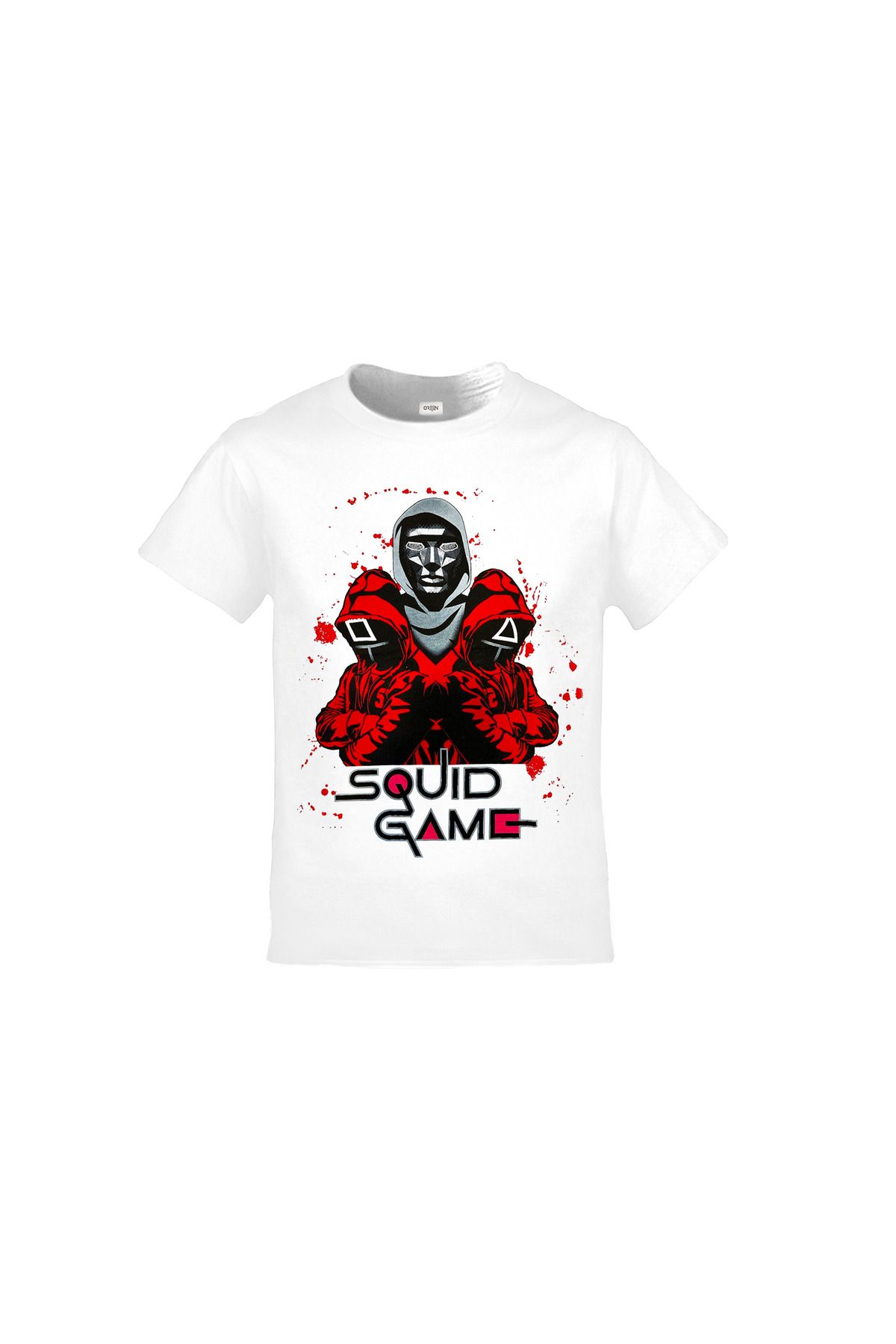 Squid Game Staff Baskılı Çocuk Tshirt
