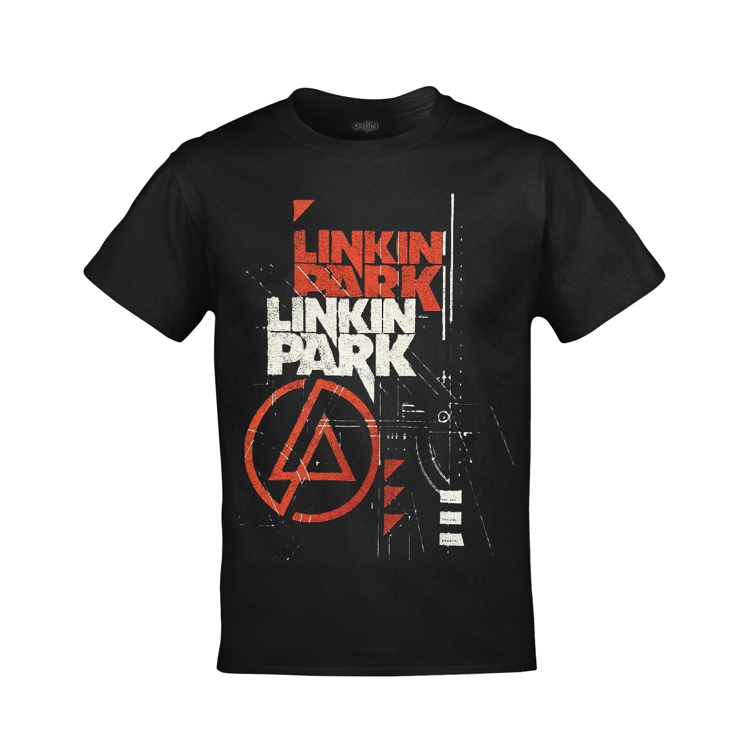 Linkin Park Baskılı Unisex Siyah Tshirt