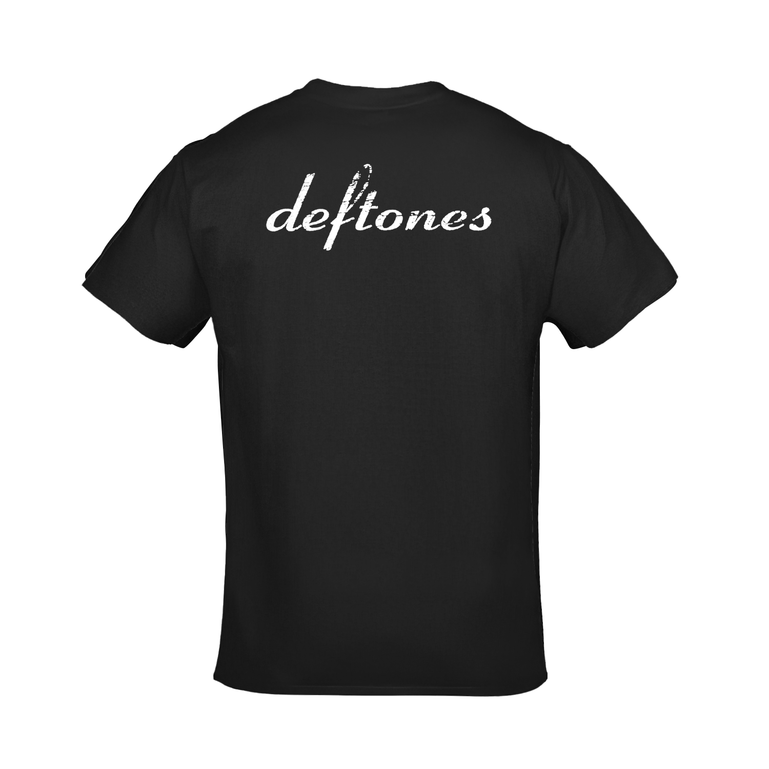 Deftones Self Titled Ön Arka Baskılı Unisex Siyah Tshirt