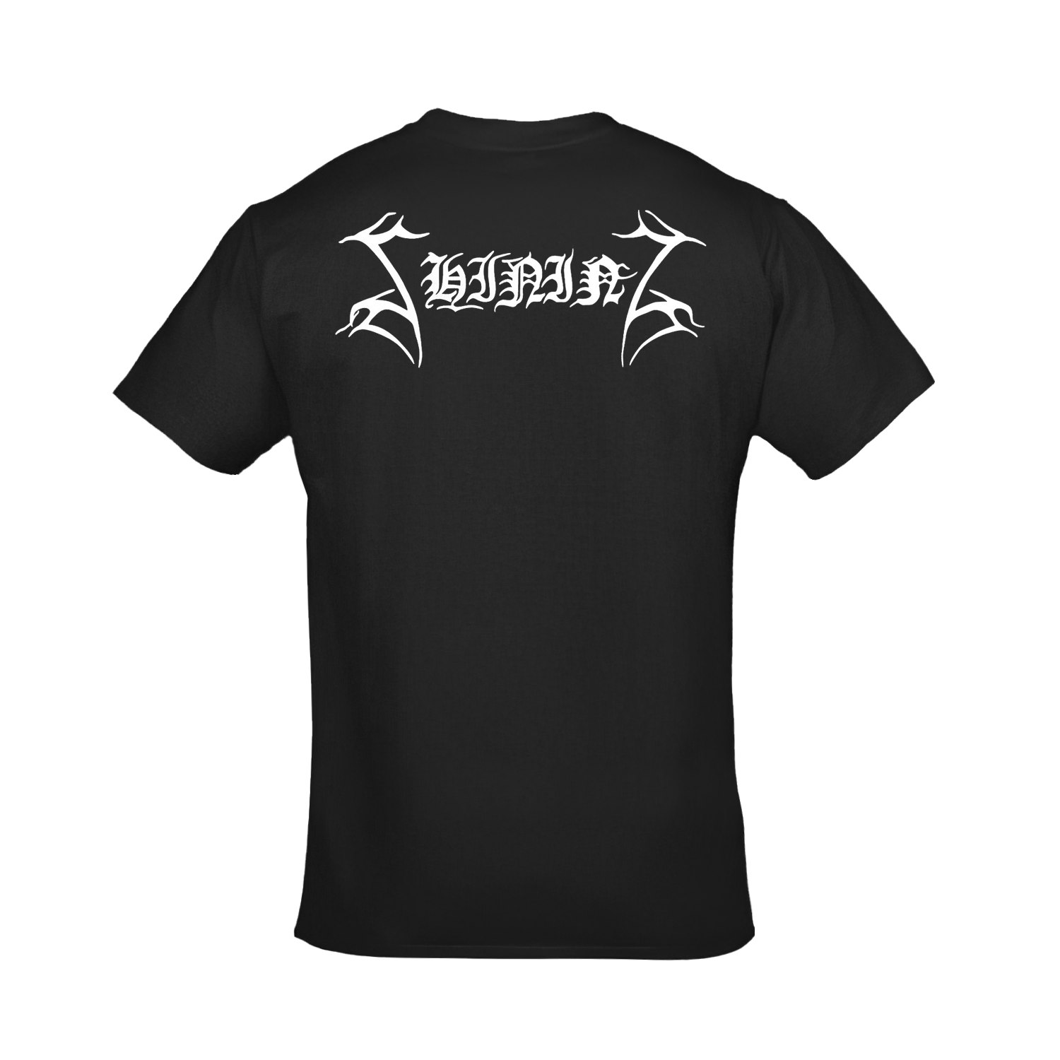 Shining Hates Me Ön Arka Baskılı Unisex Siyah Tshirt