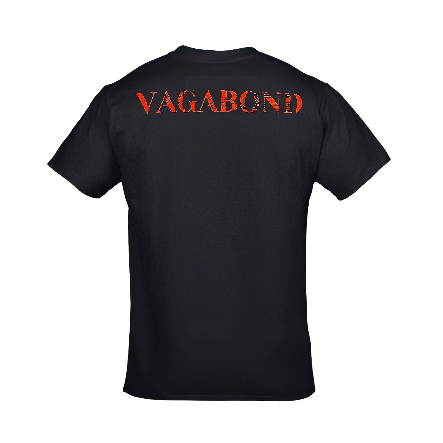 Vagabond Musashi Miyamoto Ön Arka Baskılı Unisex Siyah Tshirt