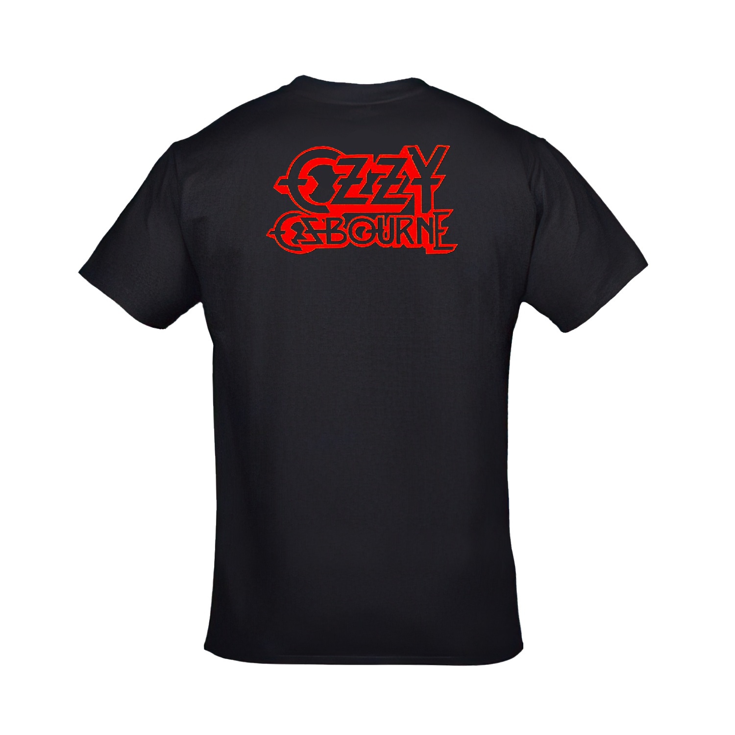 Ozzy Osbourne Prince of Darkness Ön Arka Baskılı Unisex Siyah Tshirt