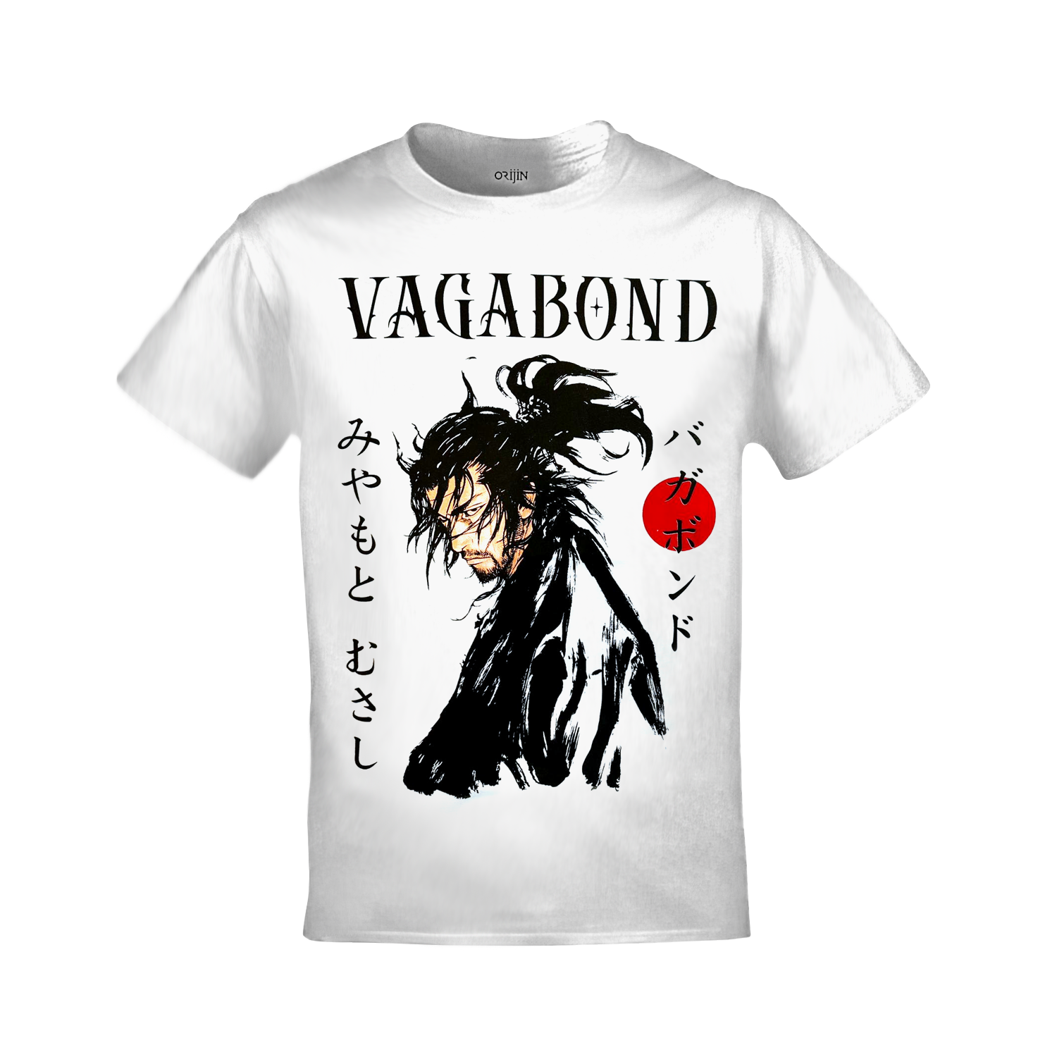 Vagabond Miyamoto Musashi Ön Arka Baskılı Unisex Tshirt