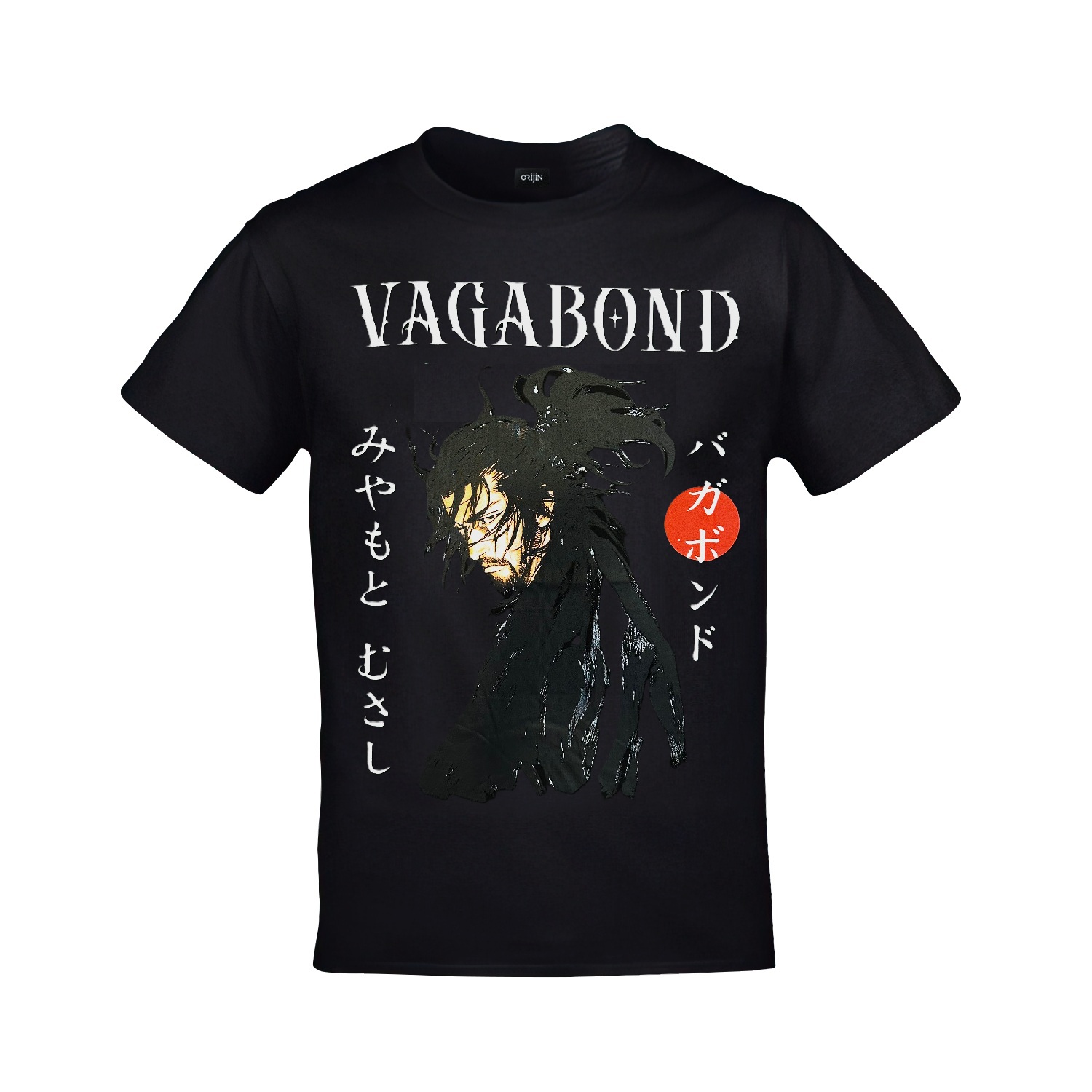 Vagabond Miyamoto Musashi Ön Arka Baskılı Unisex Tshirt