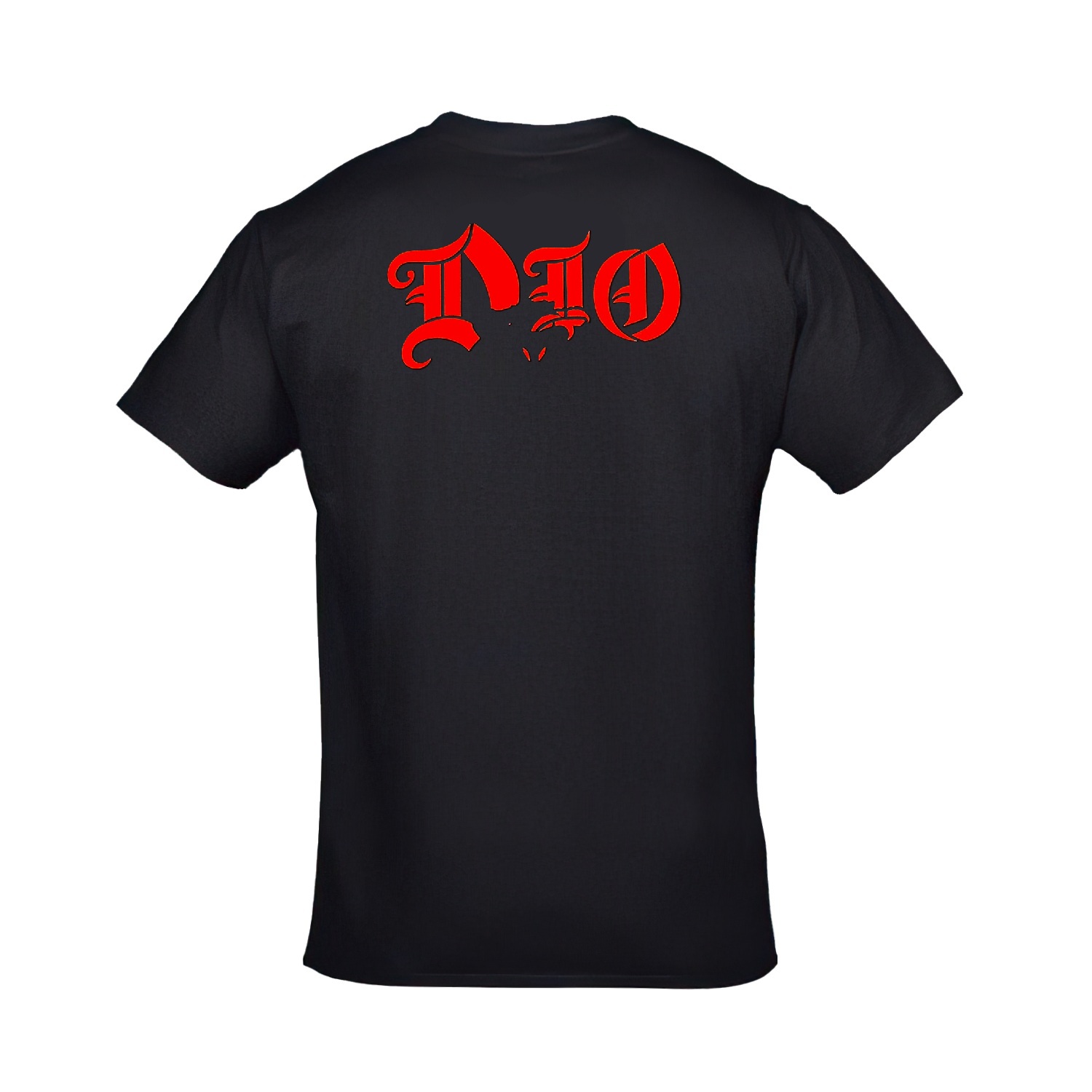 Dio Holy Diver Ön Arka Baskılı Unisex Siyah Tshirt