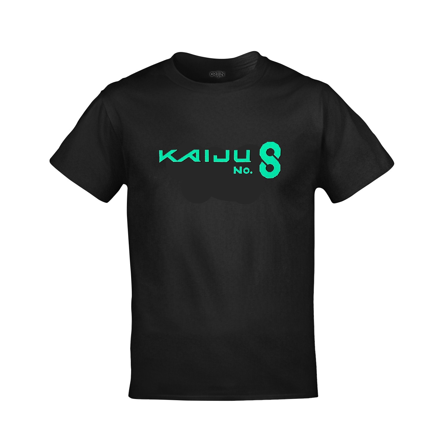 Kaiju No. 8 Kafka Hibino Ön Arka Baskılı Unisex Siyah Tshirt