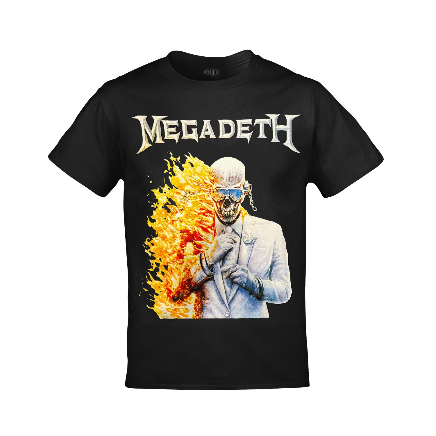 Megadeth Final Album Ön Arka Baskılı Unisex Siyah Tshirt