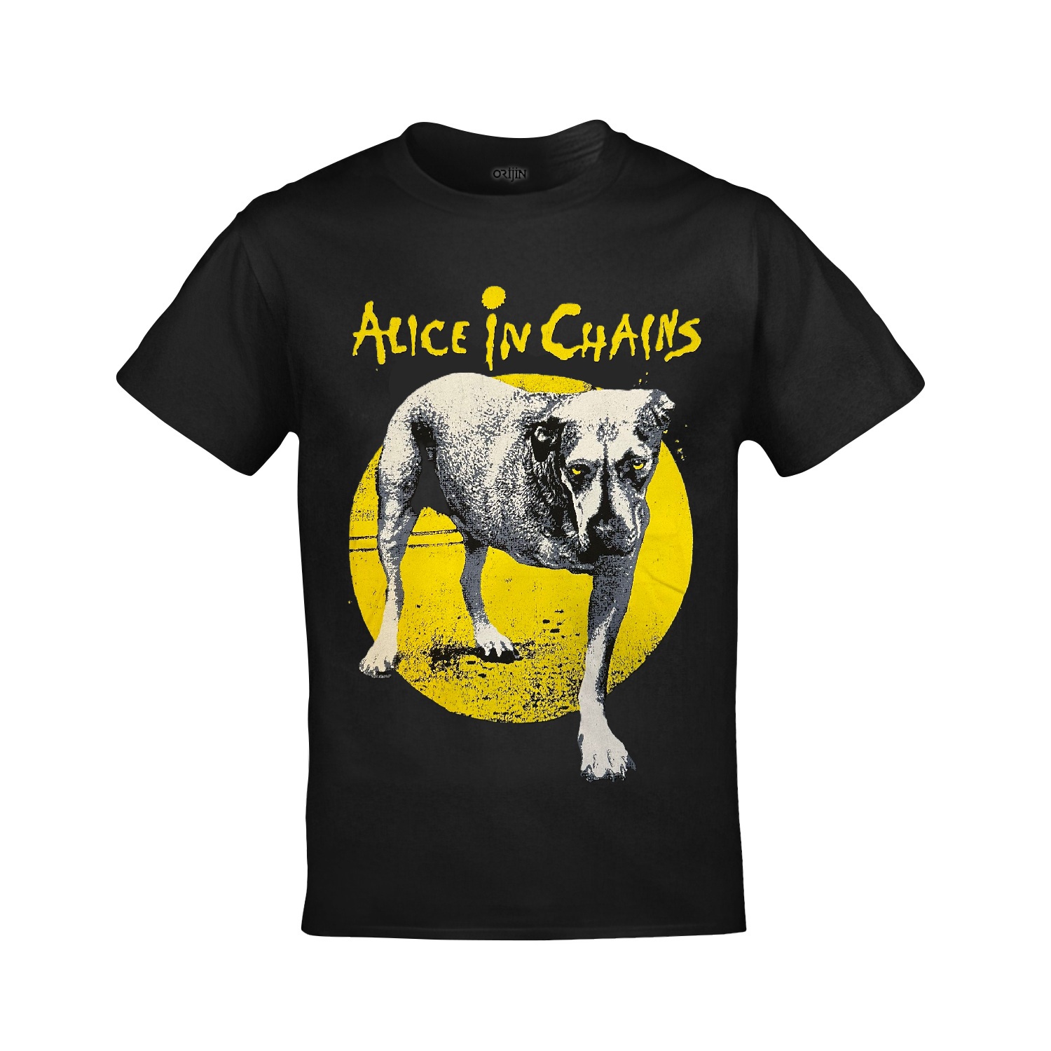 Alice in Chains Three Legged Dog Baskılı Unisex Siyah Tshirt