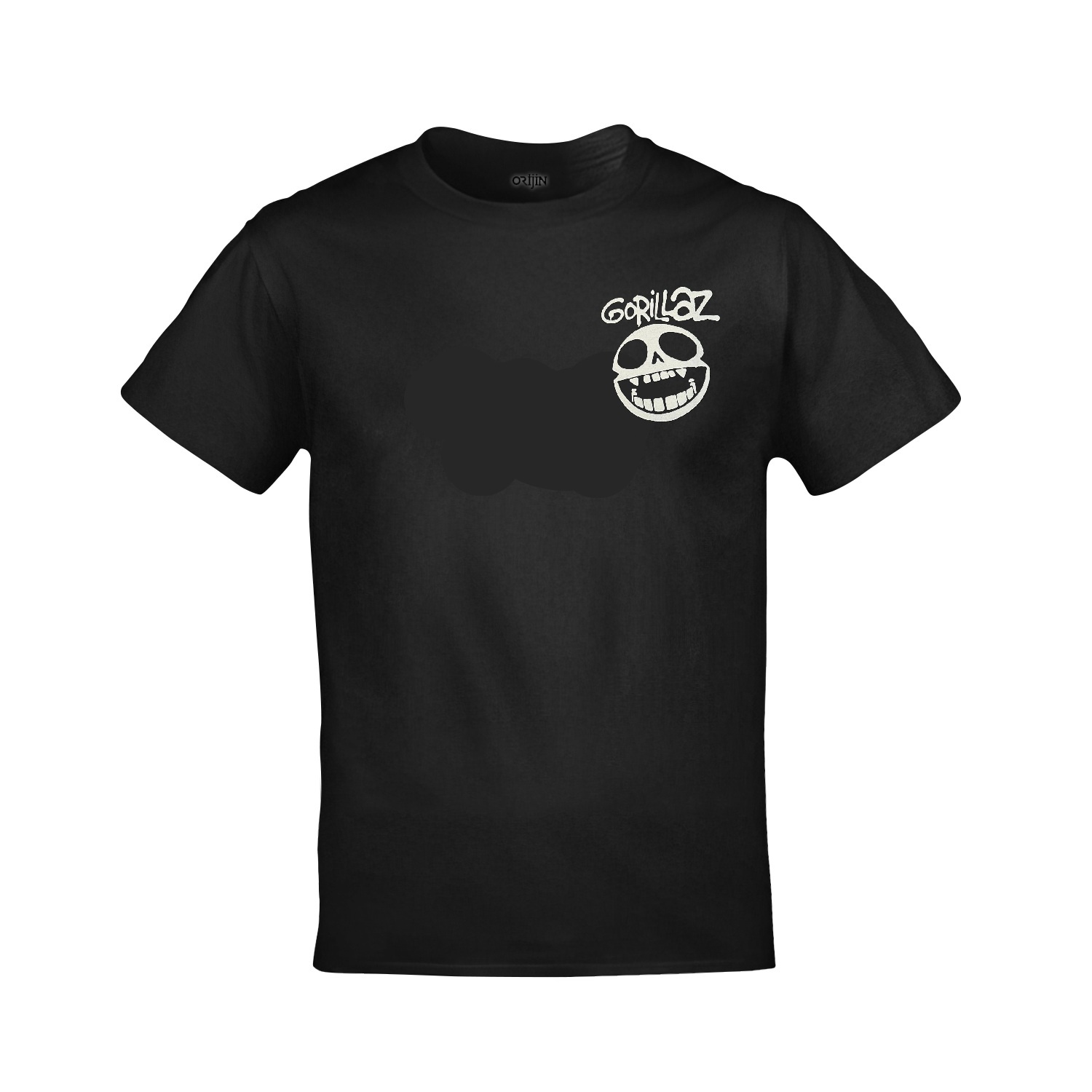 Gorillaz The Now Now Ön Arka Baskılı Unisex Siyah Tshirt