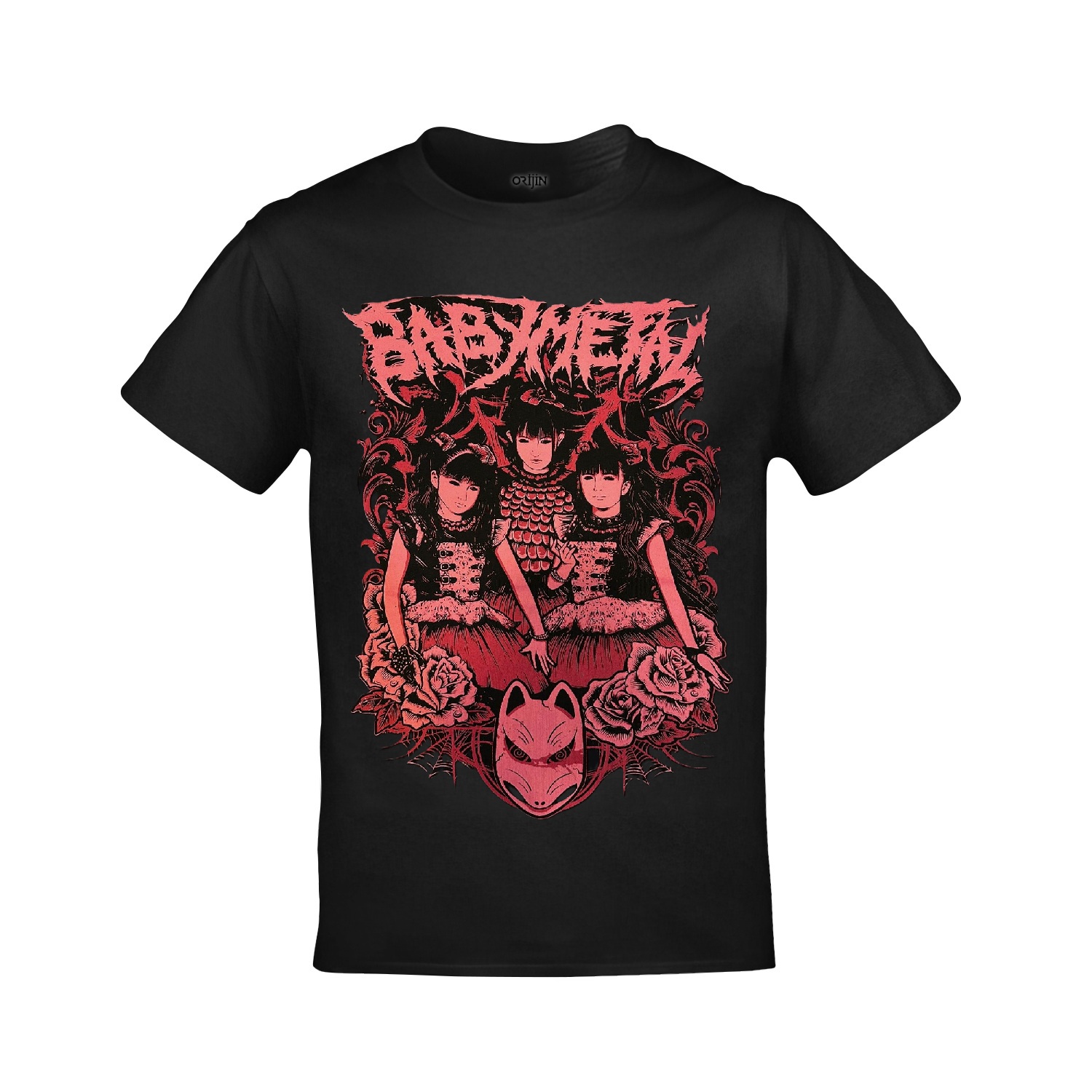 Babymetal Baskılı Unisex Siyah Tshirt