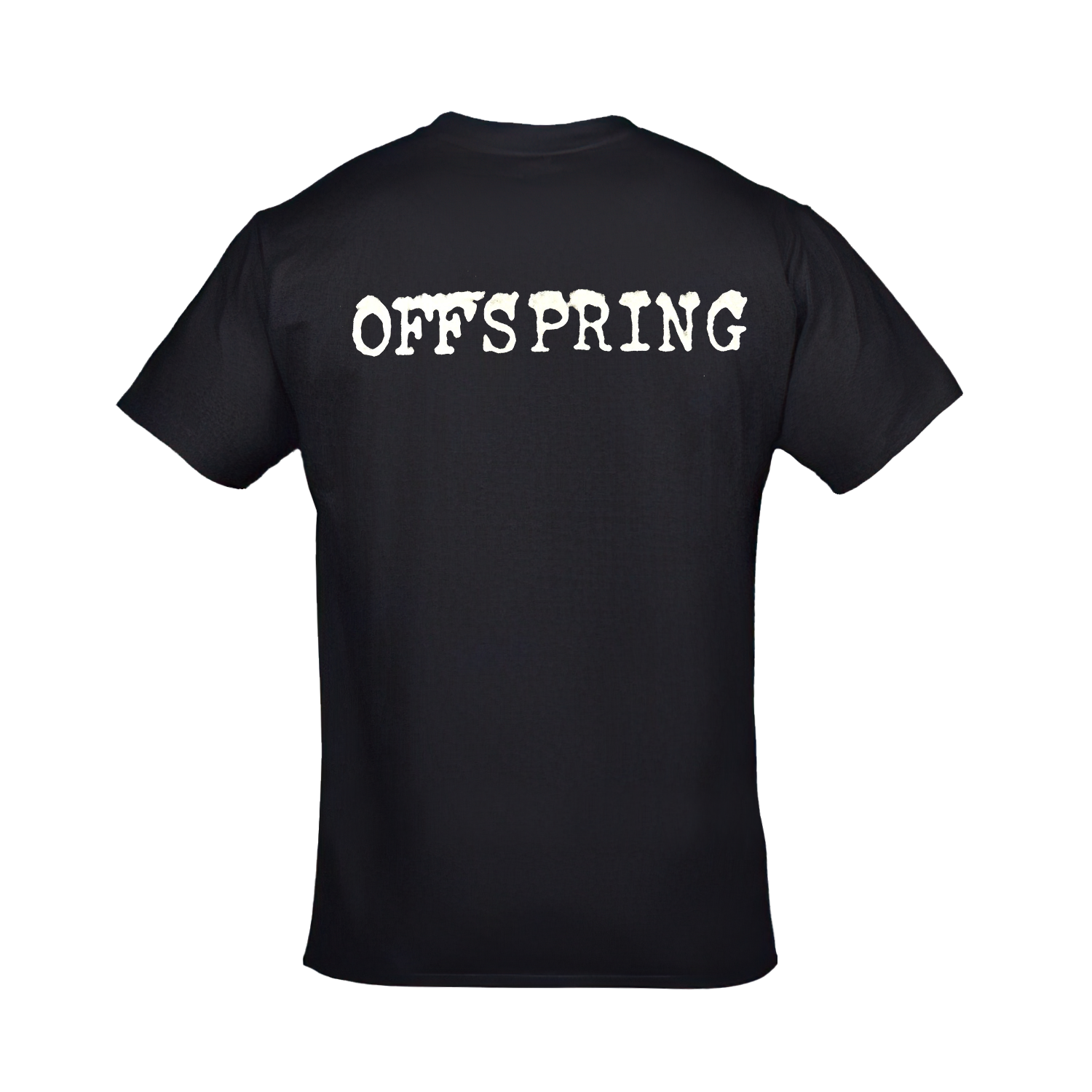 Offspring Smash Ön Arka Baskılı Unisex Siyah Tshirt